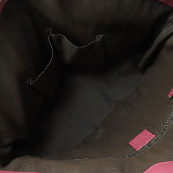 GUCCI Pink Leather Tote Bag - Picture 5 of 11